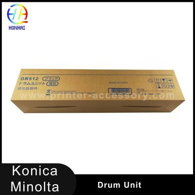 Konica Minolta bizhub için siyah davul birimi C224 C224e C284 C284e C364 C364e C454 C454e C554 C554e DR-512 DR-512C A2XN0TD