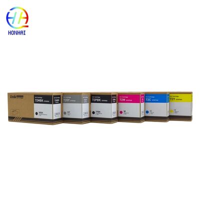 HP 72 Mürekkep Kartriç Set 6 Renkli, Solmaya Dirençli Çıktı için DesignJet T610 T770 T1200 ile Uyumlu