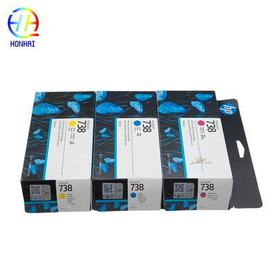 Orijinal Yeni HP 738 DesignJet Mürekkep Kartuşu 498N7A 498N6A 498N5A 498P2A T850 T950